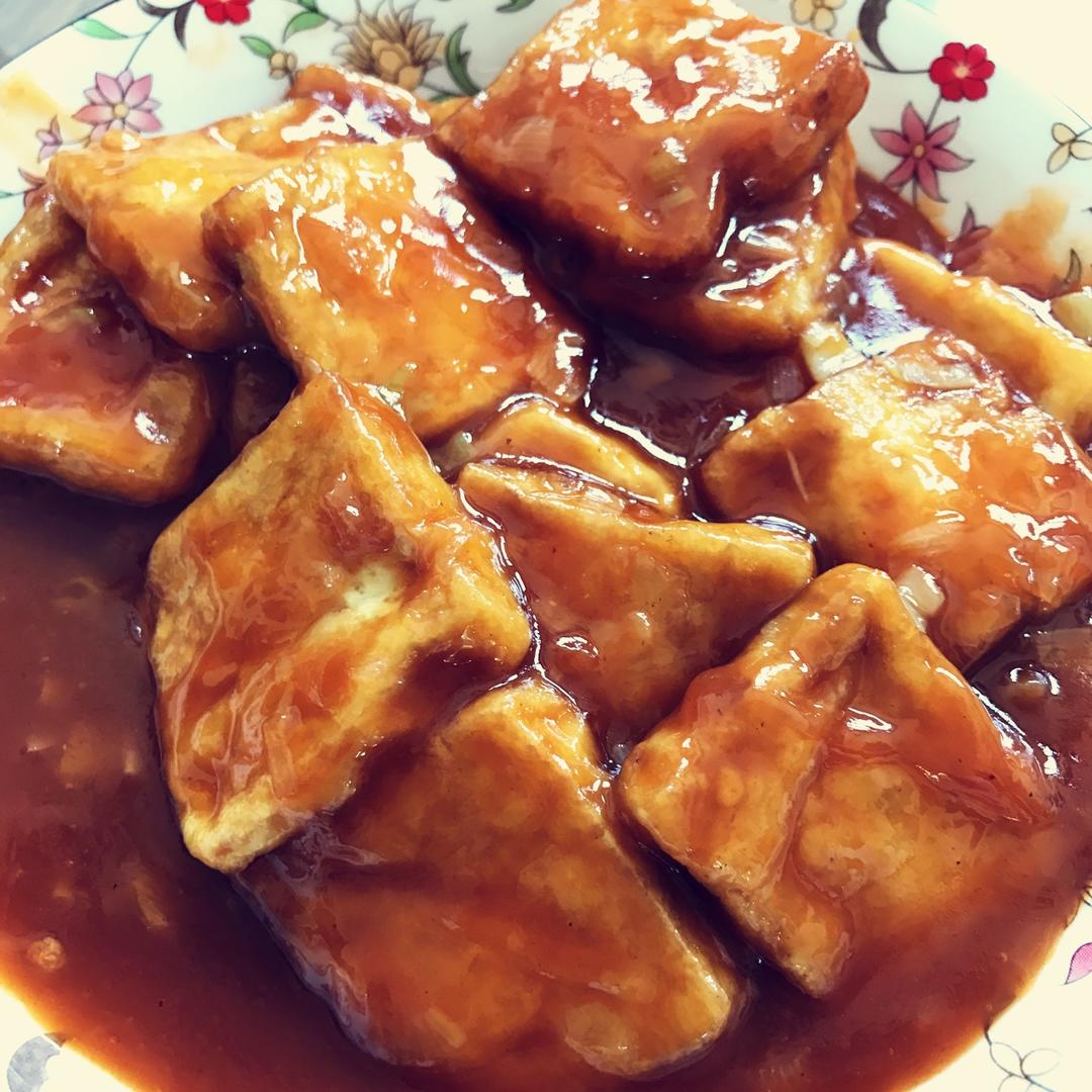 糖醋脆皮豆腐
