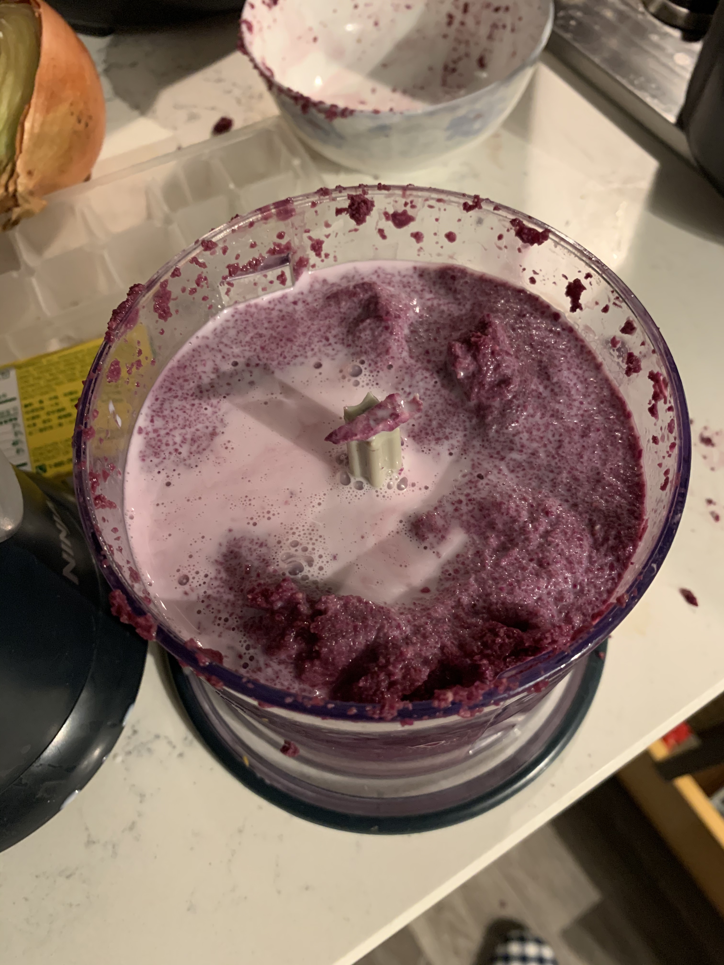 【奶香紫薯汁】不胖又饱腹的冬日暖饮的做法 步骤6
