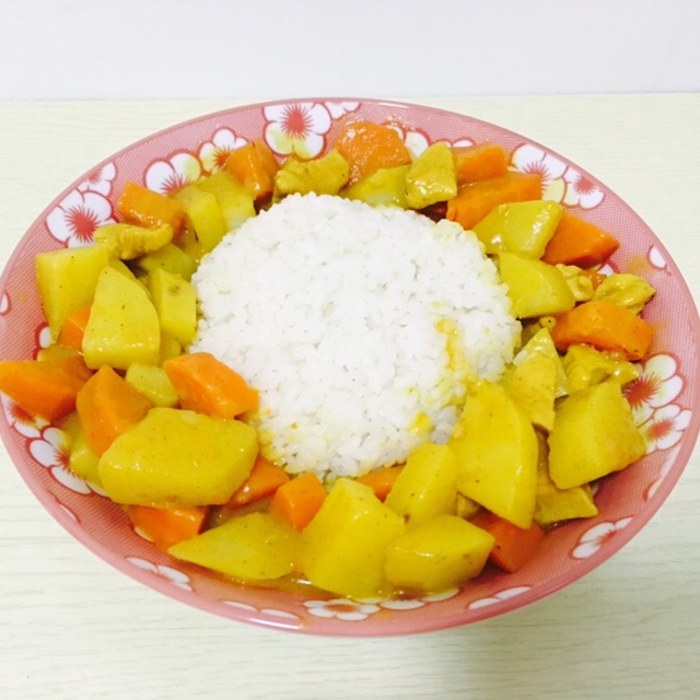 咖喱鸡饭