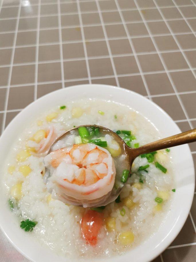 衣袋呆呆做的干贝虾仁粥