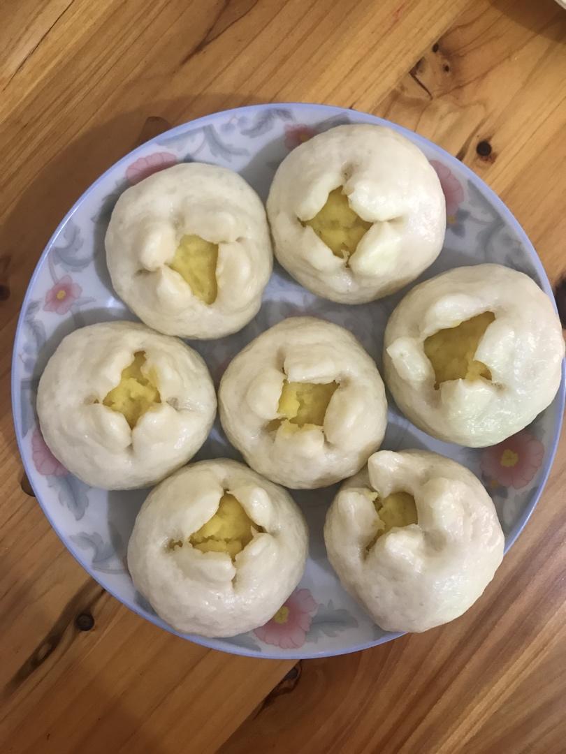 奶黄馅儿和奶黄包