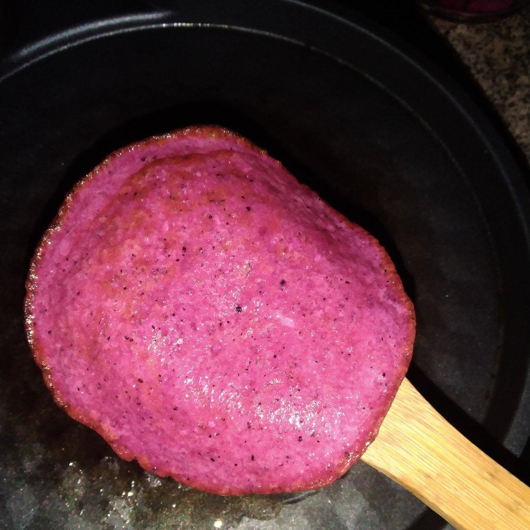 【火龙果小松饼】10月龄+宝宝辅食