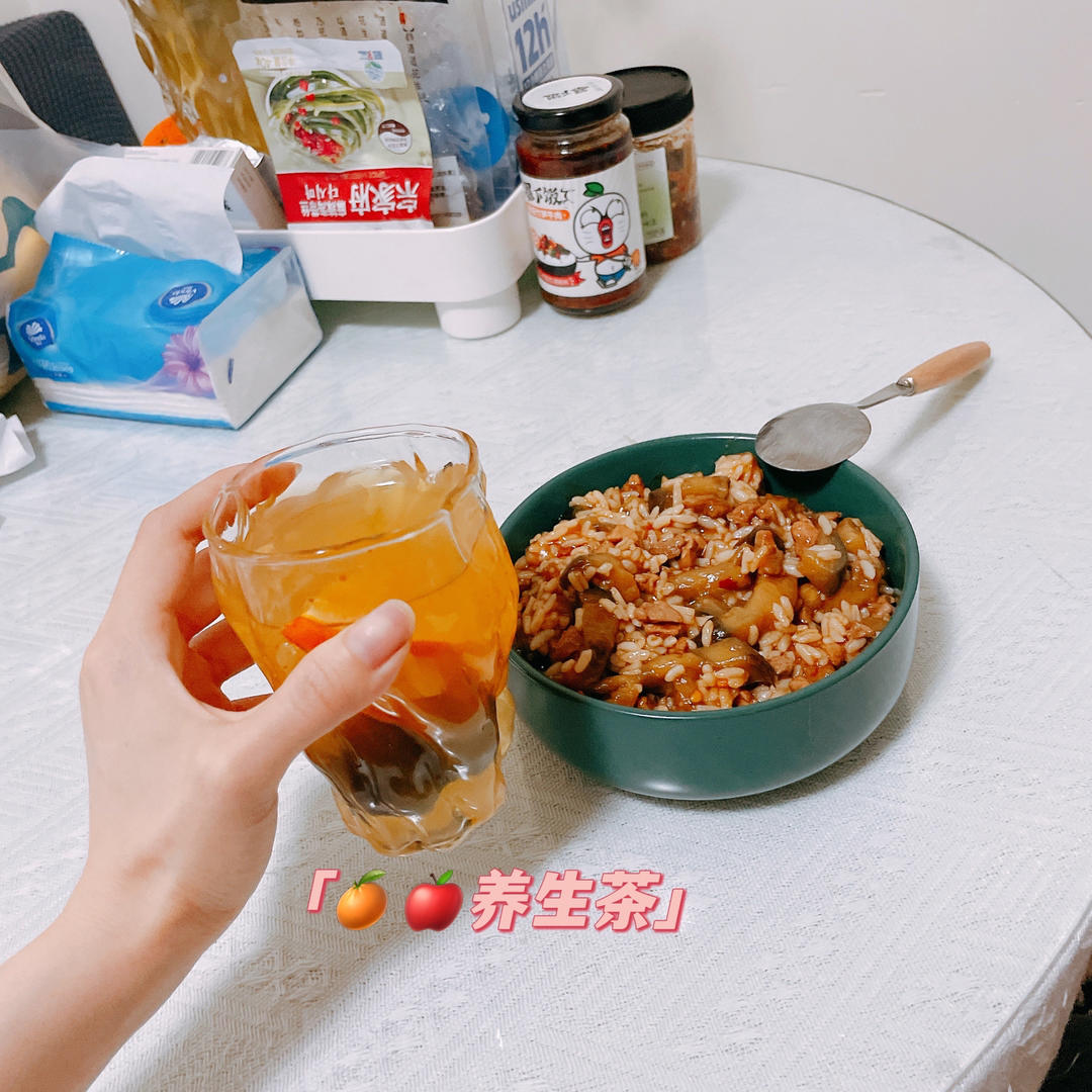 养生茶|苹果橙子茶清肠养胃刮油汤
