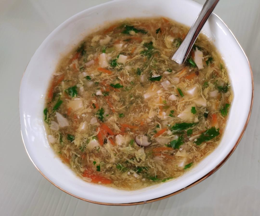 酸辣豆腐汤