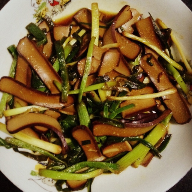 青蒜熏干