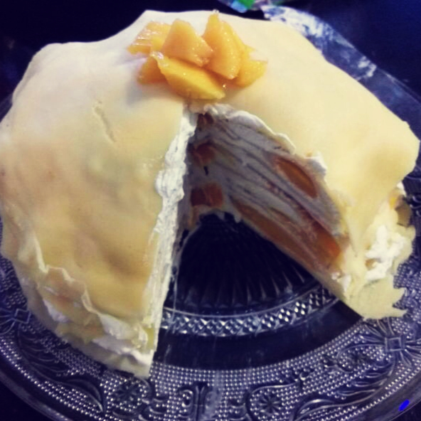 芒果千层蛋糕，100%成功告别煎皮无能