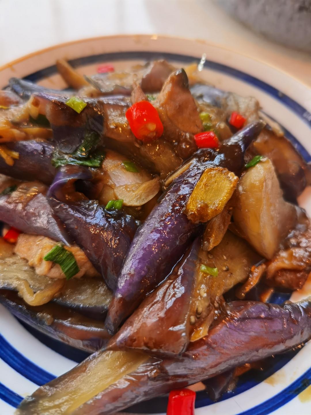 一次三碗饭的茄子