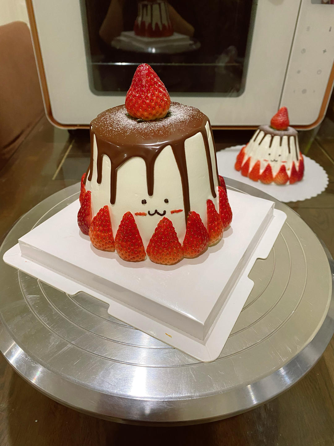 蛋糕淋面之一：甘那许淋面（详细解答淋面太稠的问题）