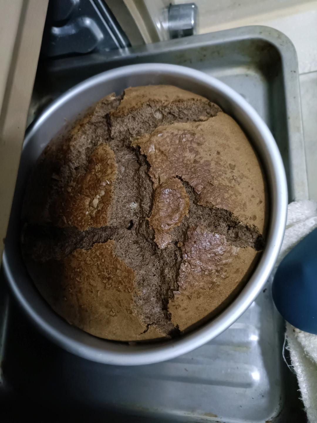 8寸可可戚风蛋糕（超香超浓郁）