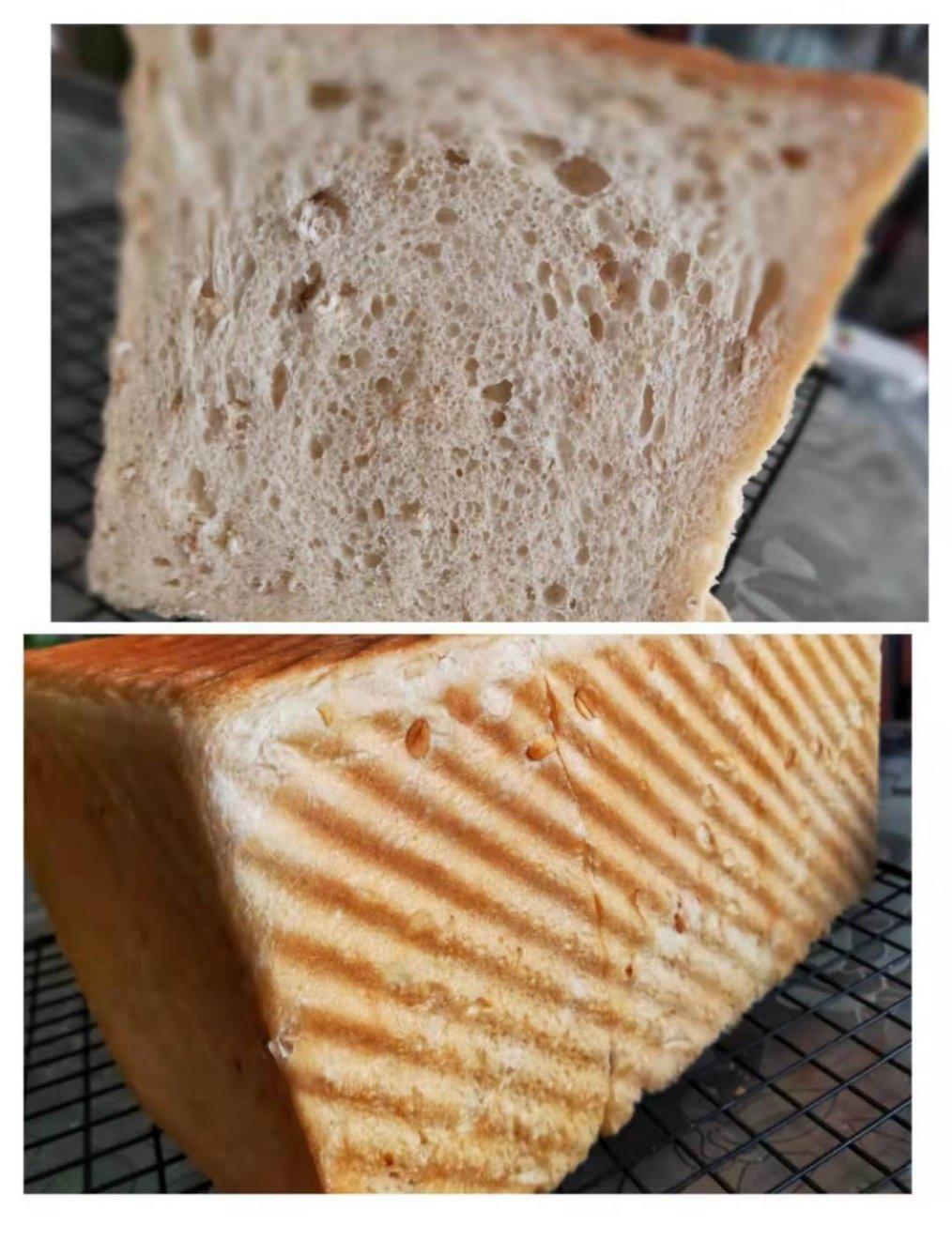 用烤箱自己做面包--手工牛奶吐司面包