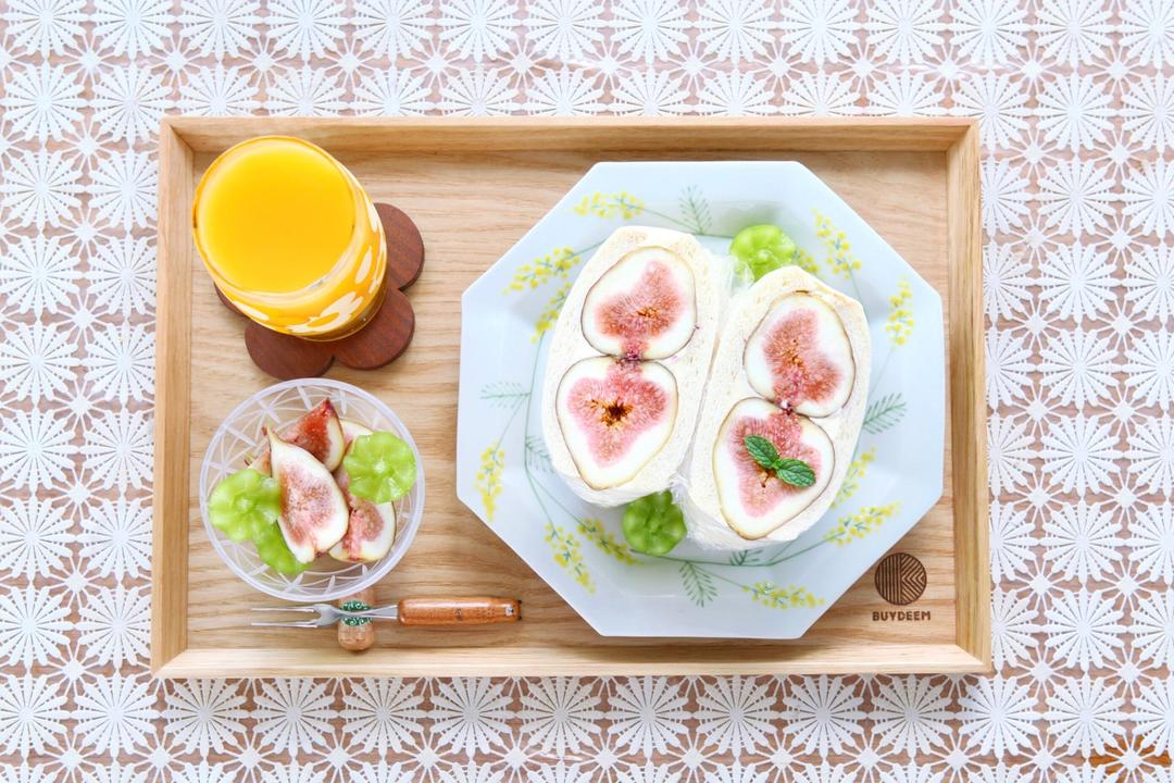 无花果三明治的做法