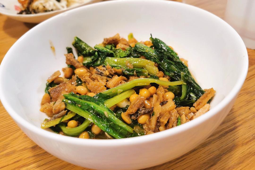 豆豉鲮鱼油麦菜