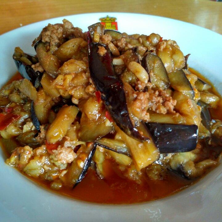 红烧肉沫茄子