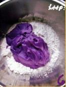 紫薯开花馒头的做法 步骤4