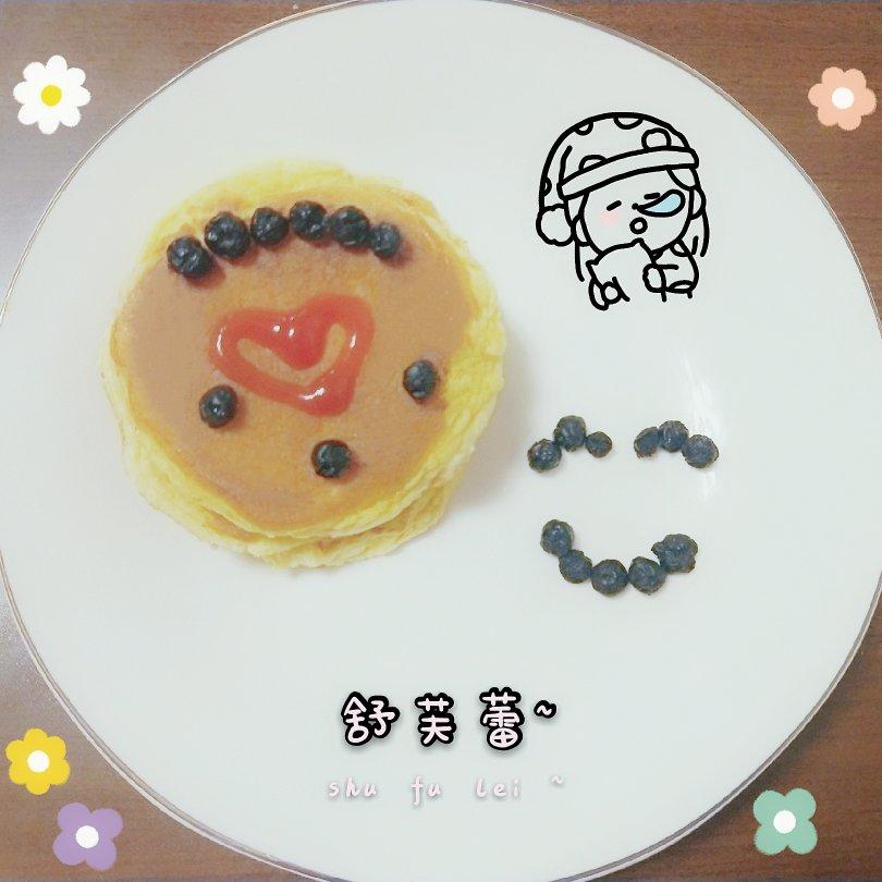 平底锅做的舒芙蕾松饼