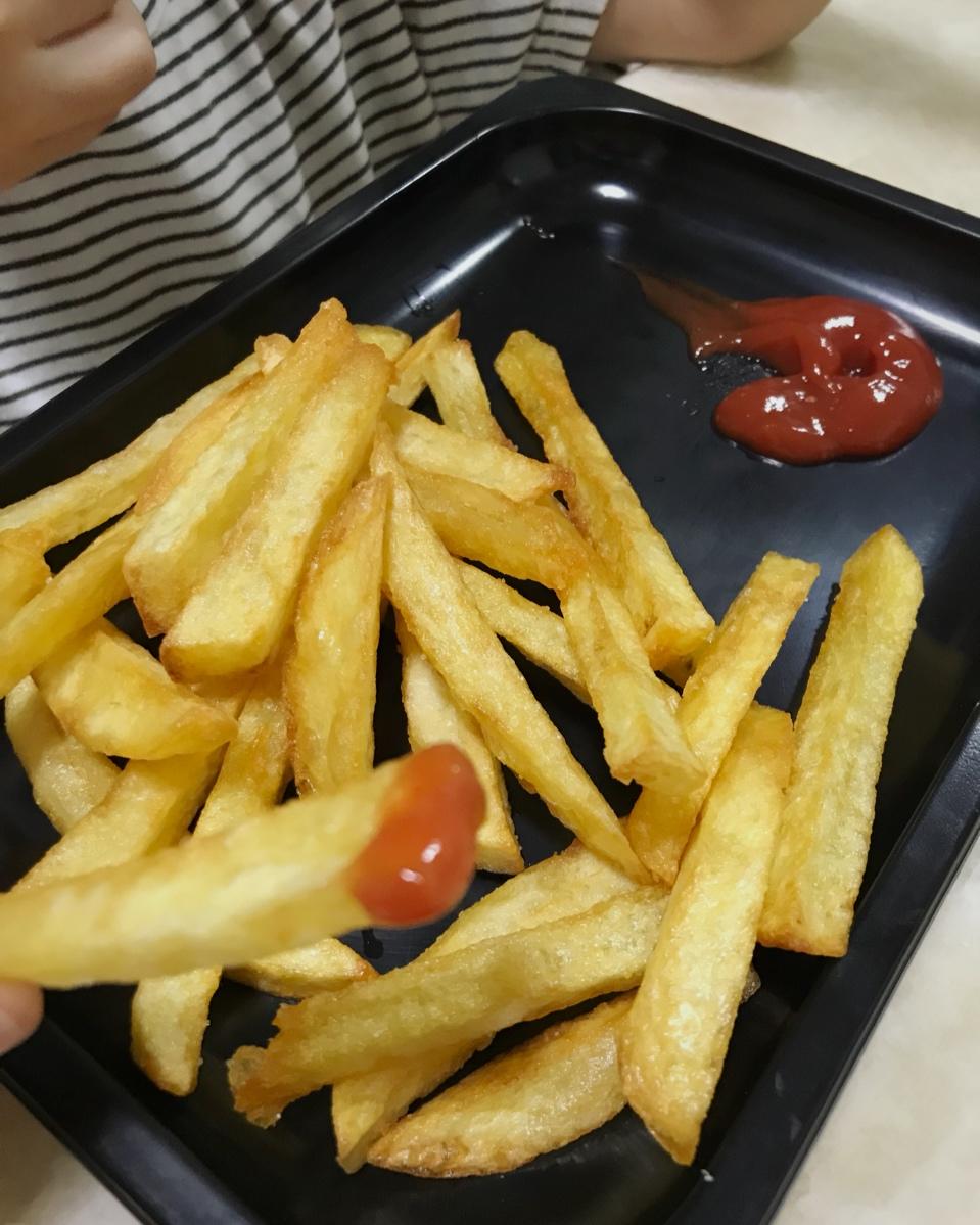 在家做酥脆放心薯条，绝不比外边差！