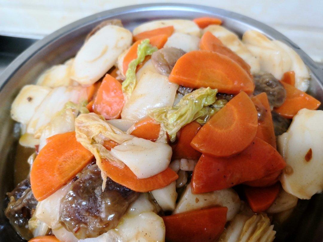 白菜肉燕炒年糕