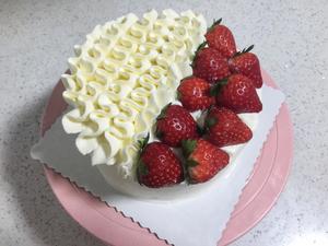 冬季恋歌草莓奶油蛋糕的做法 步骤7