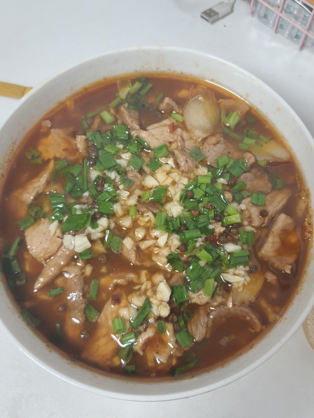 水煮肉片（肯定不翻车）
