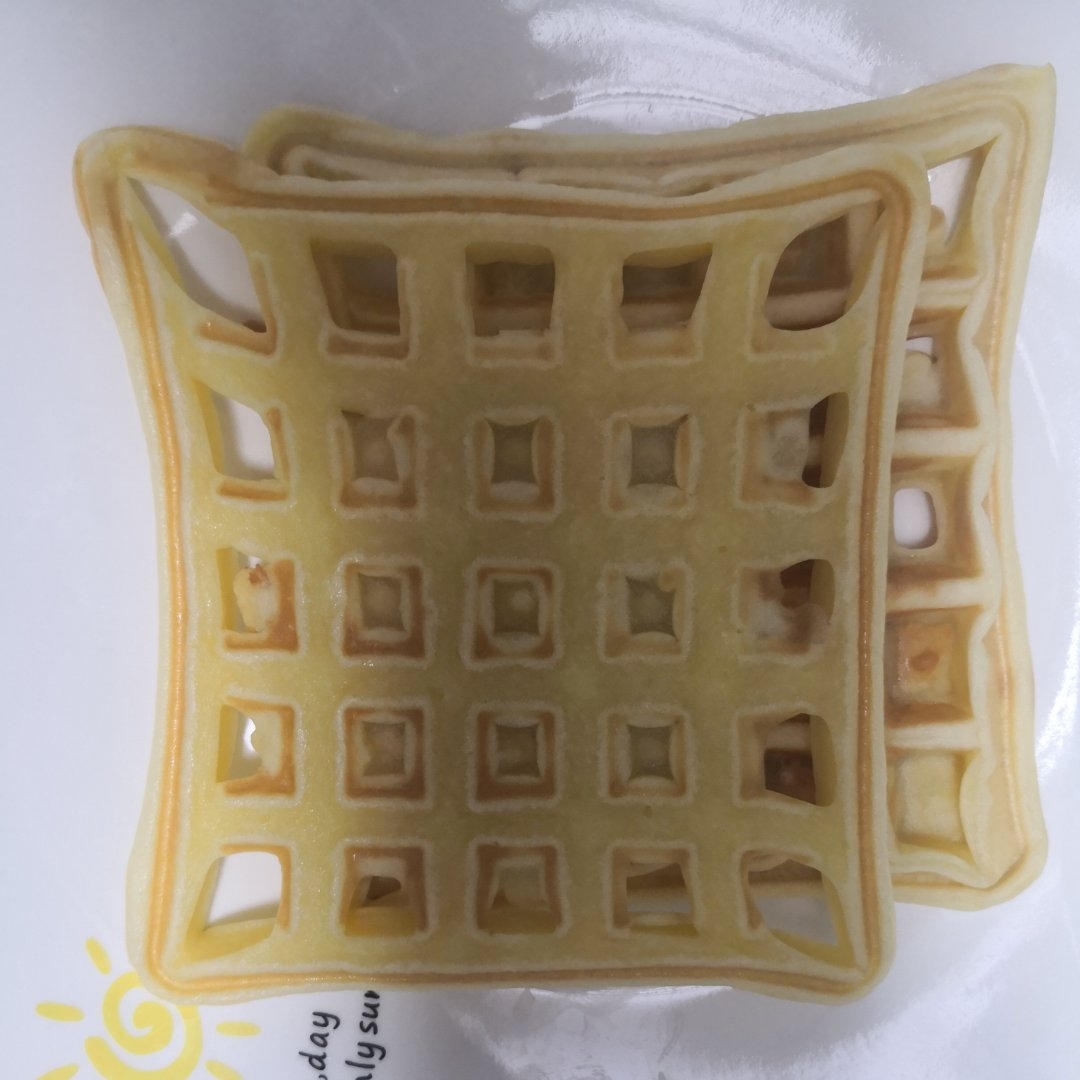 松软香甜的早餐机版「华夫饼」