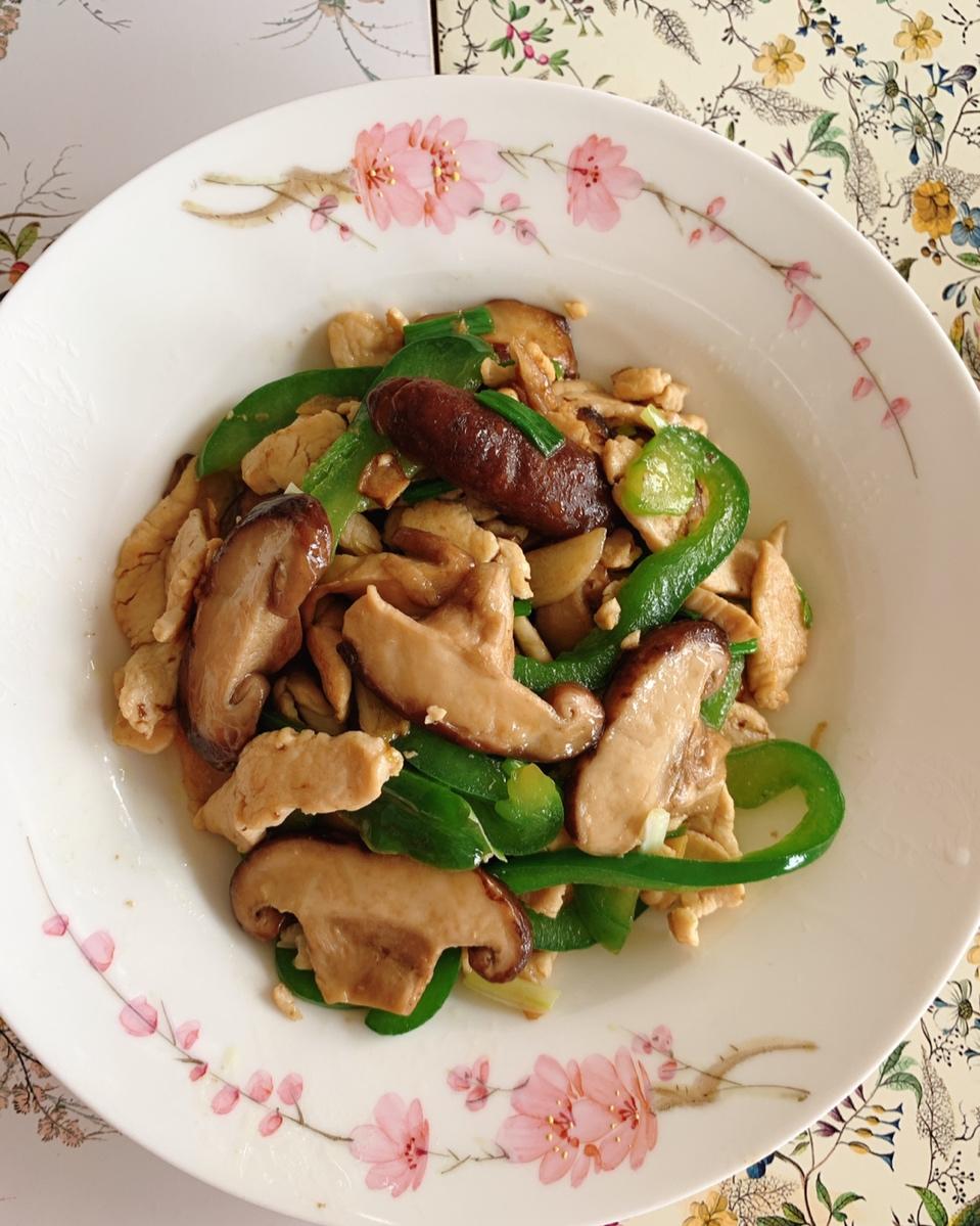 家常香菇炒肉