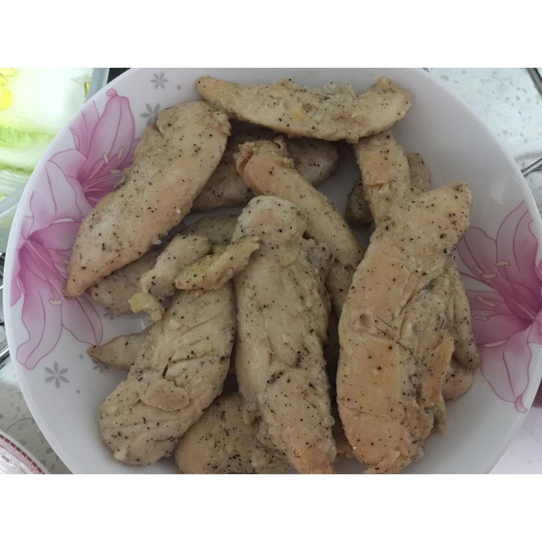 酷炫屌炸天好吃的煎鸡胸肉（香蒜蜂蜜煎鸡胸肉）