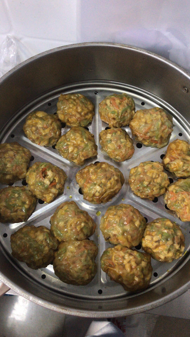 网红蔬菜蒸包