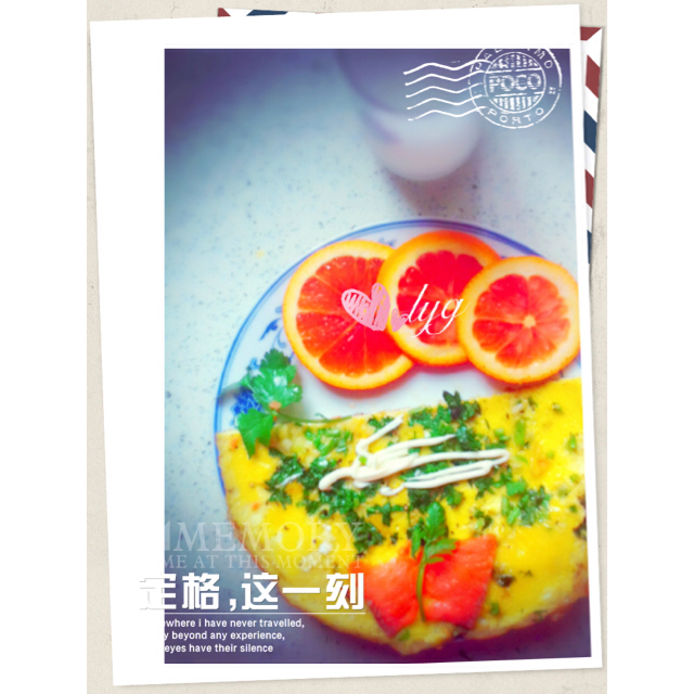 烟熏三文鱼煎蛋卷
