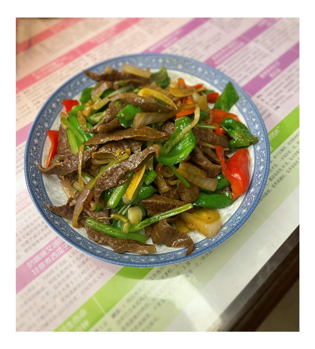 爆炒猪脾（猪横脷）