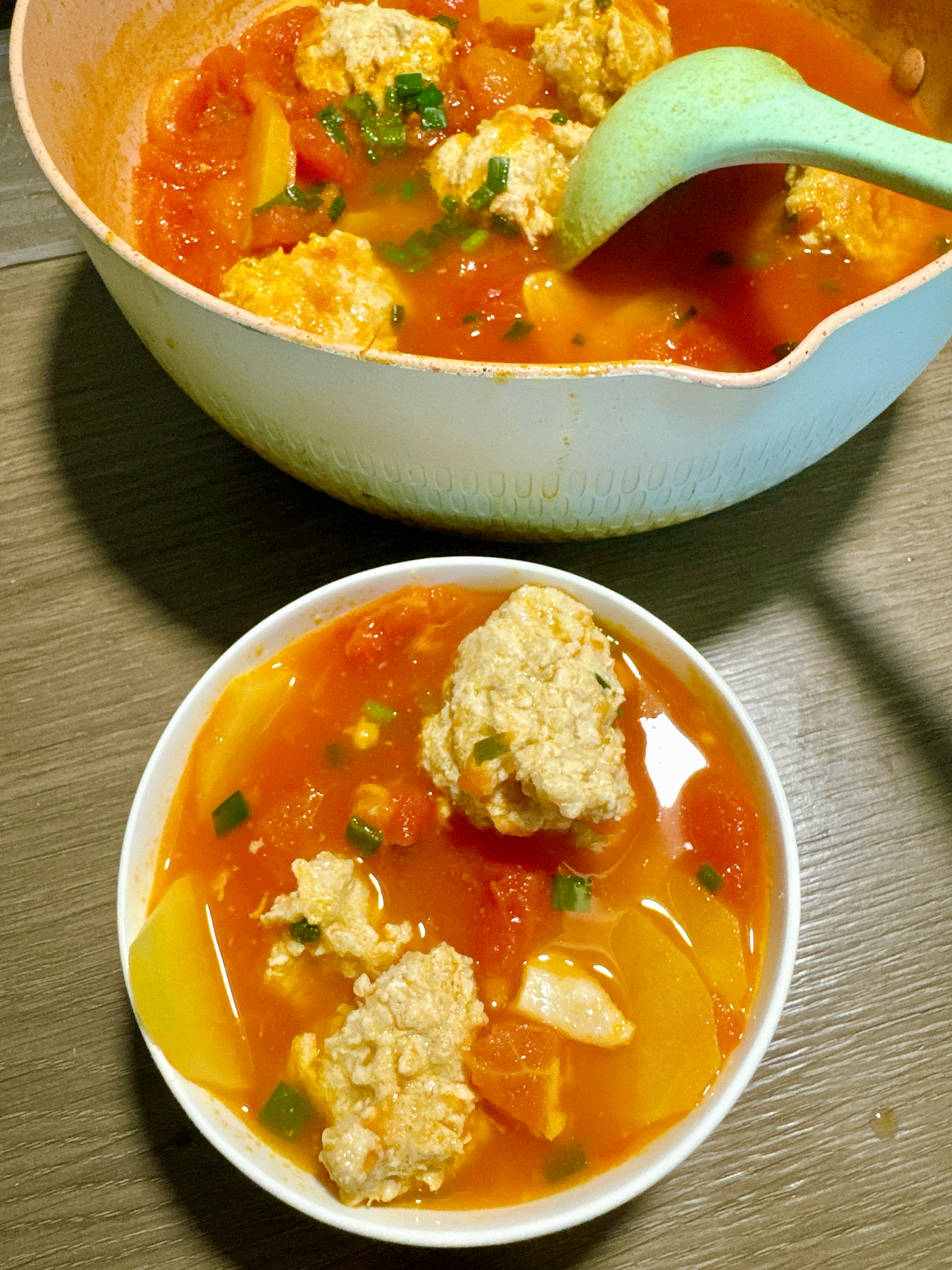 西红柿土豆汤（可口零失败）