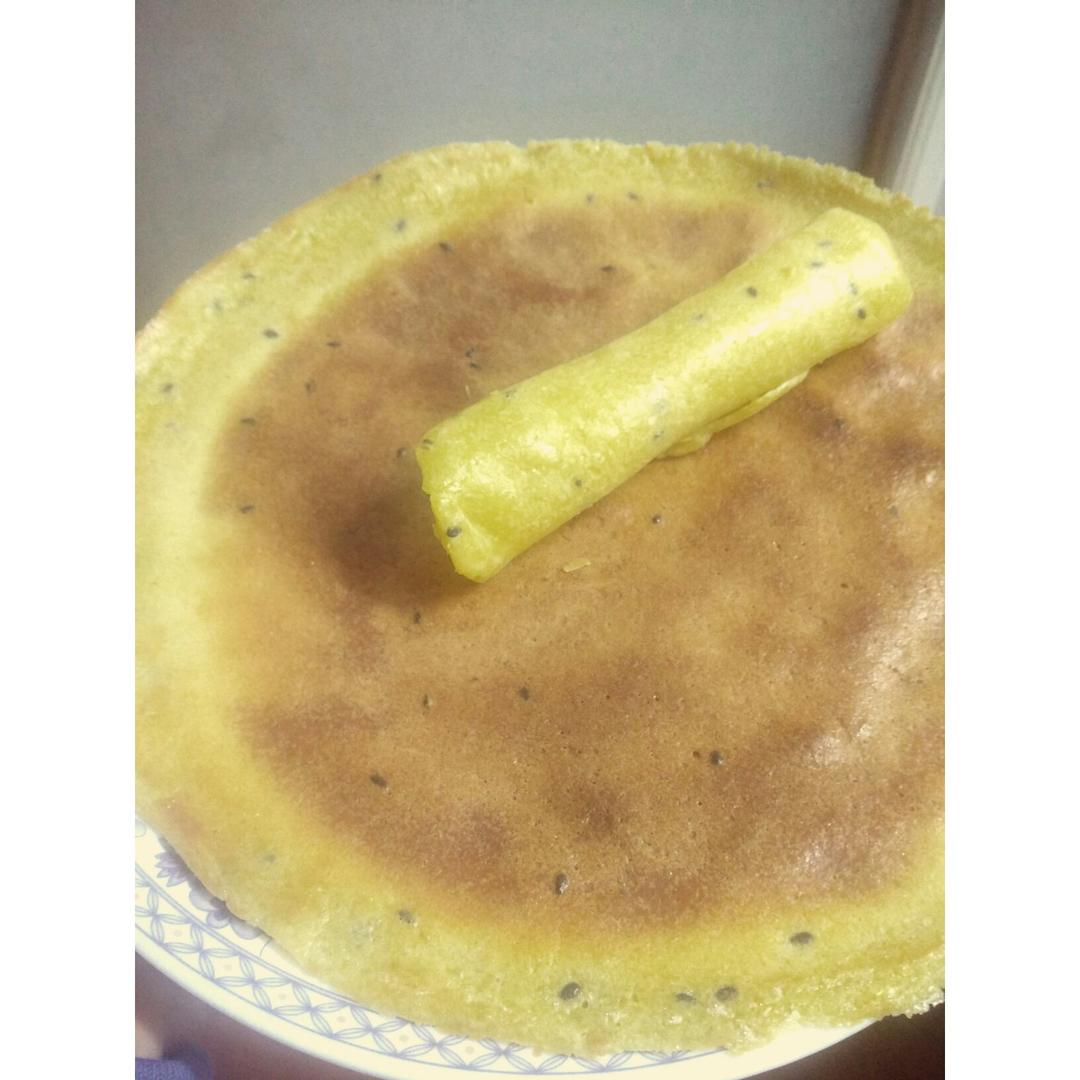 平底锅脆皮蛋卷