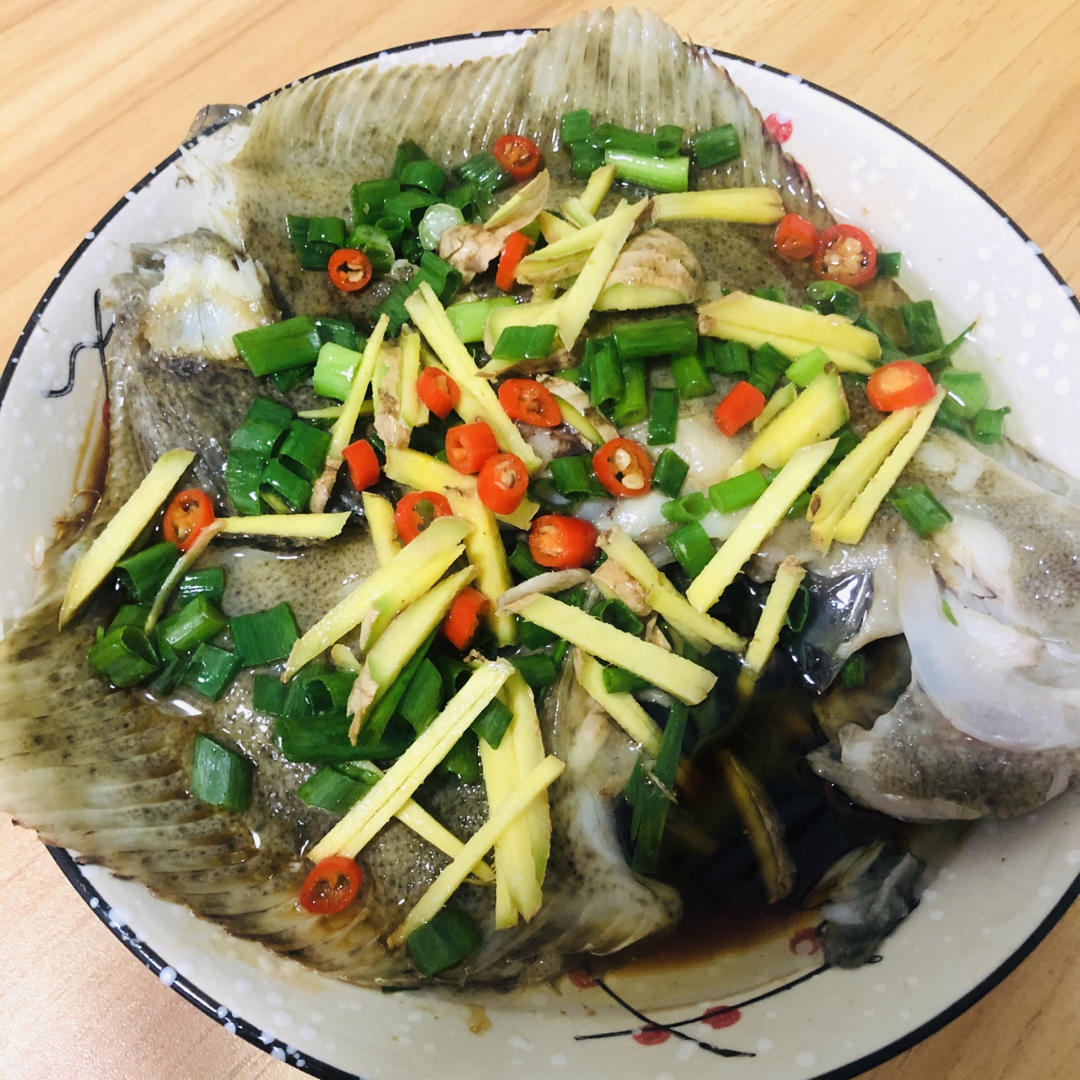清蒸多宝鱼