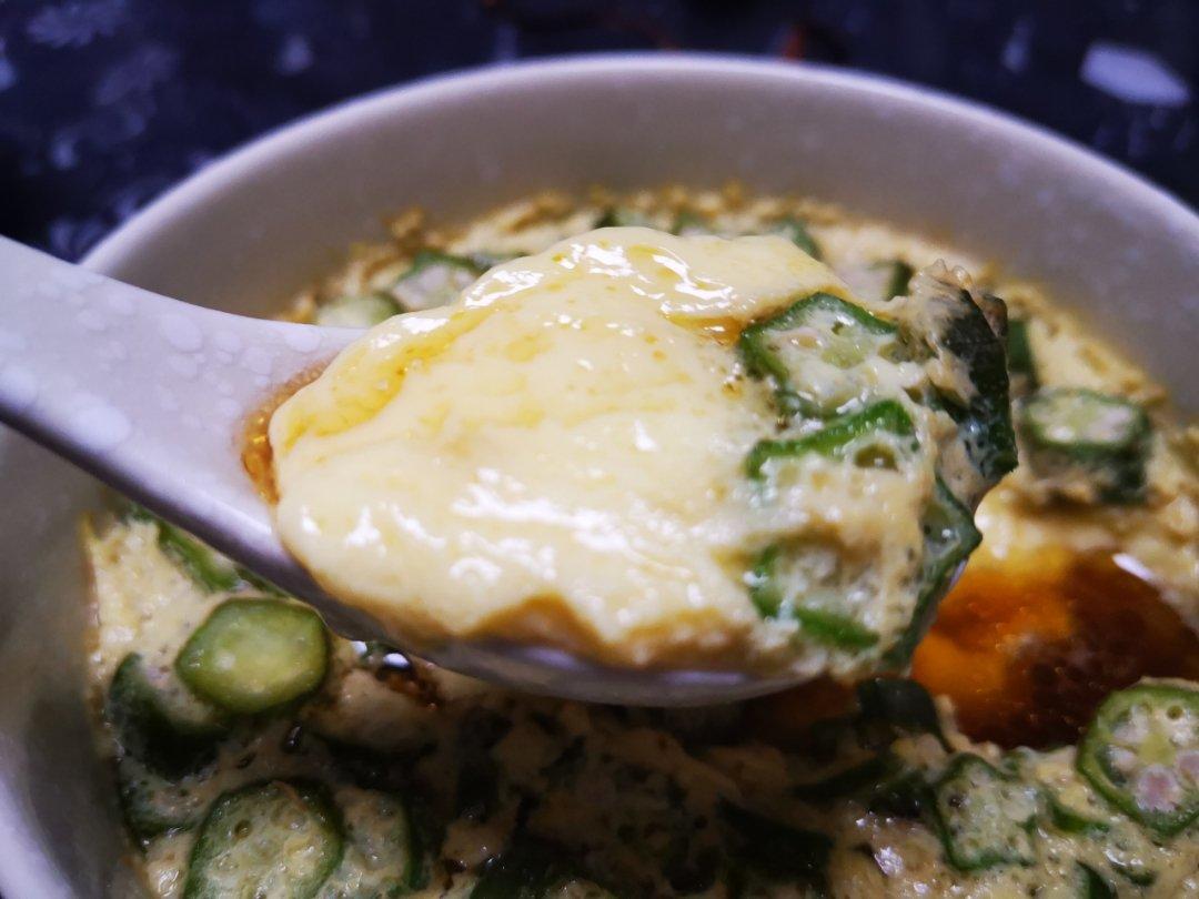 颜值控-做一朵开在碗里的花秋葵蒸水蛋