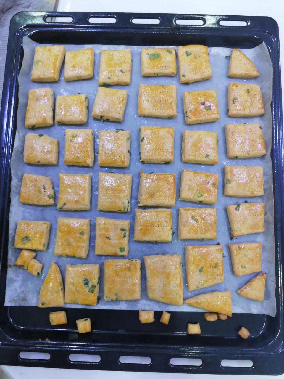超级简单的葱香苏打饼