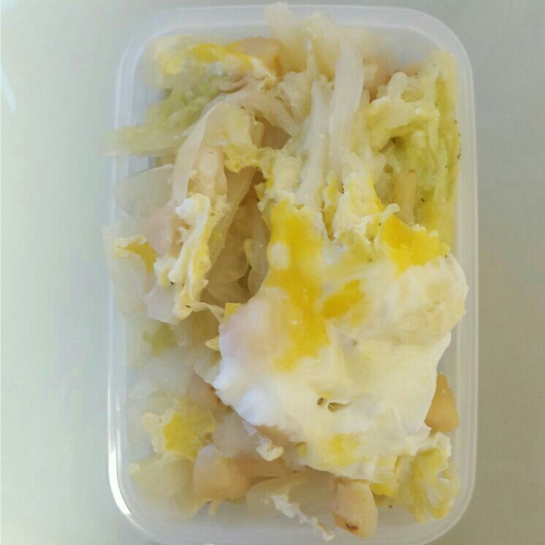 素赛螃蟹----干贝白菜滑蛋