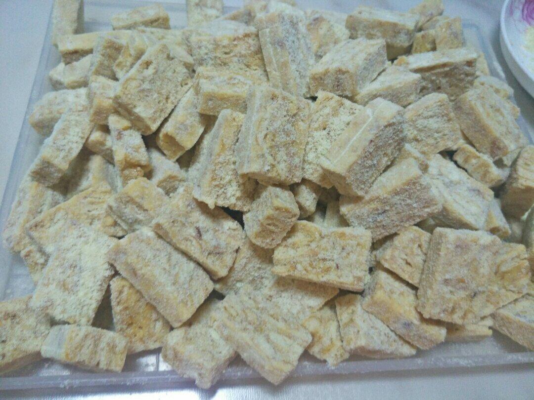 雪花酥__鱿鱼丝咸蛋黄雪酥 肉松咸蛋黄雪酥