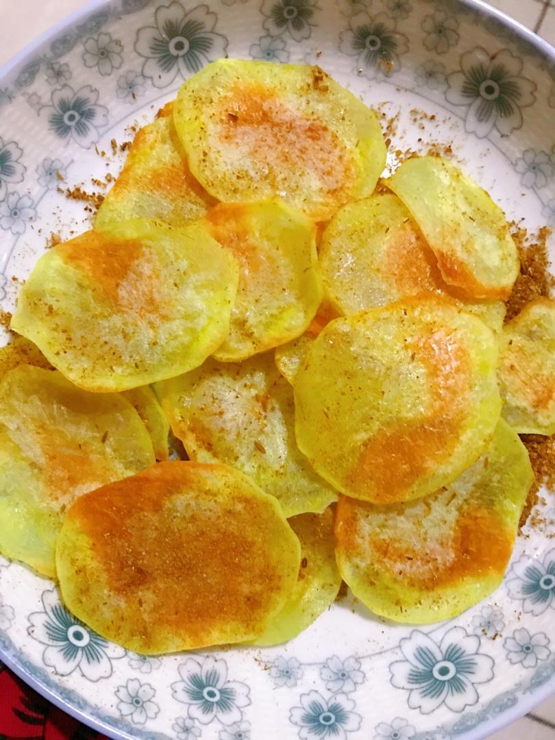 脆到没朋友的烤薯片