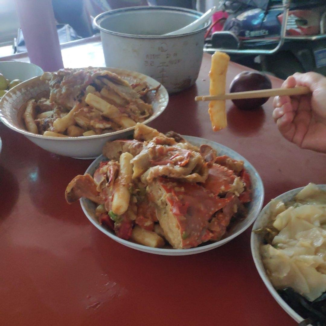 堂妈教你做螃蟹炒年糕