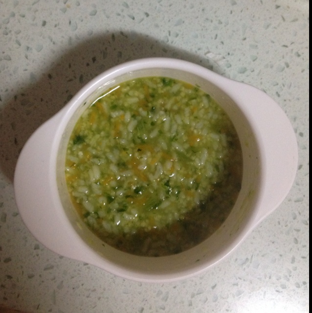 胡萝卜黄瓜肉末粥