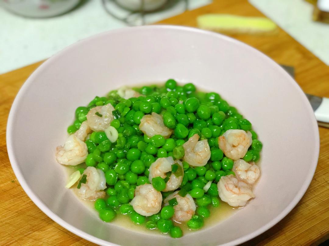 豌豆炒虾仁