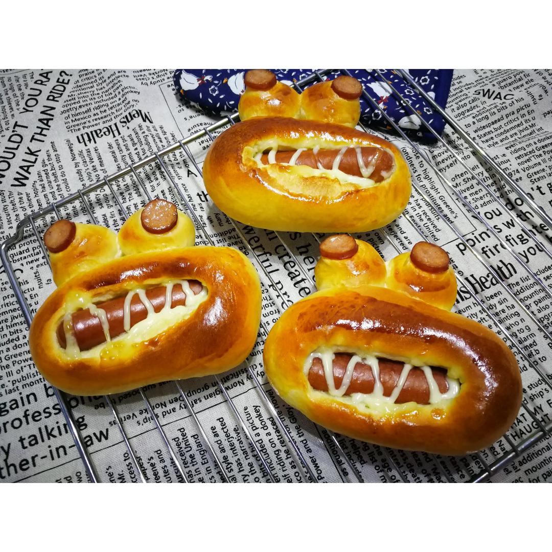 玫瑰子吟做的小青蛙面包