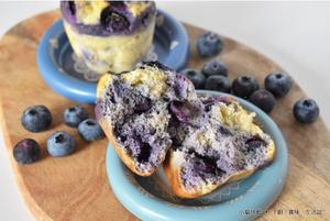 简单快手 蓝莓玛芬麦芬松饼蛋糕丨低碳生酮KETO的做法 步骤2