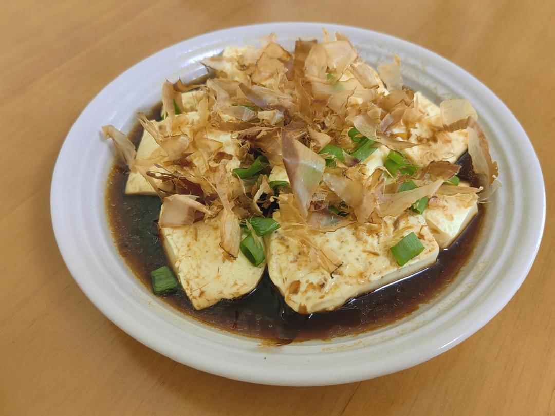 日式酱汁淋煎豆腐