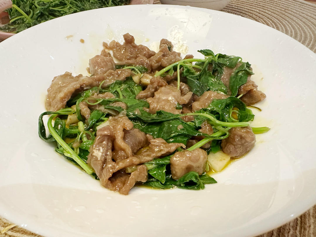九层塔炒牛肉（把春天吃进肚子里）