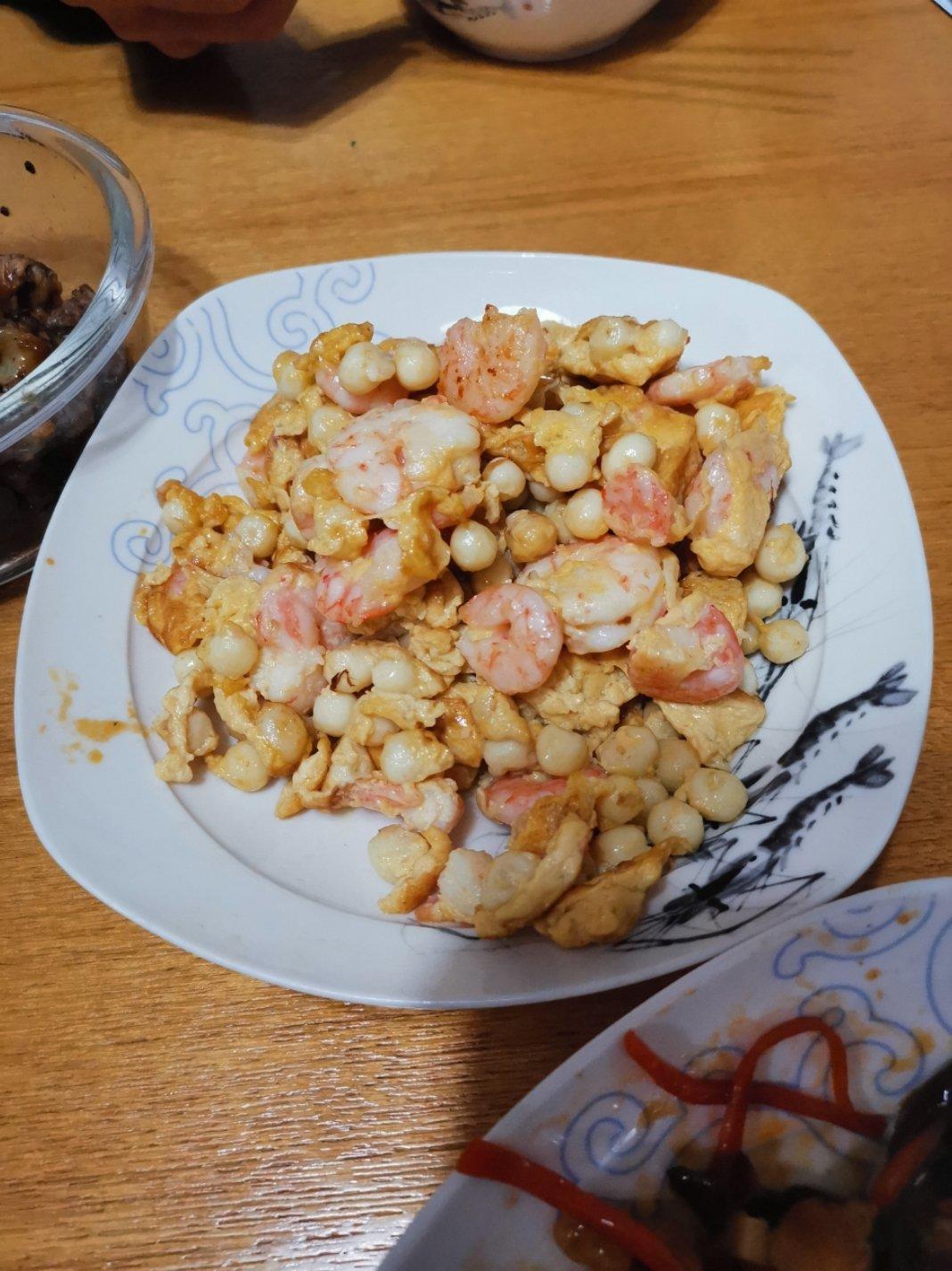 虾仁滑炒鸡蛋