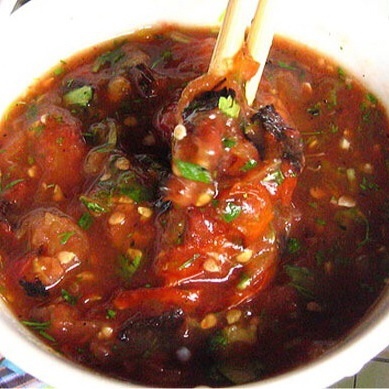 （傣味菜）番茄酱，傣语称：喃咪的做法