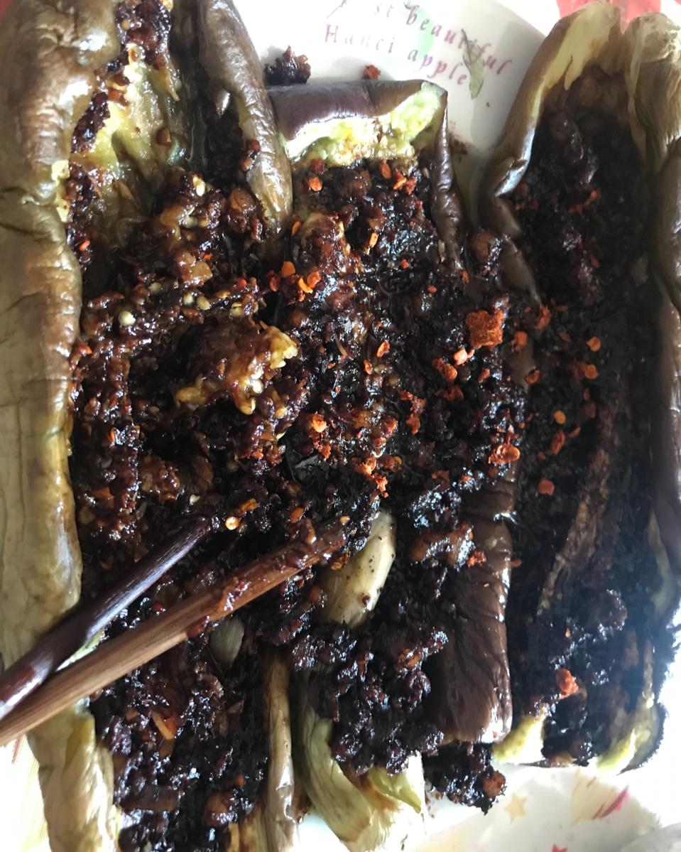 微波炉烤茄子