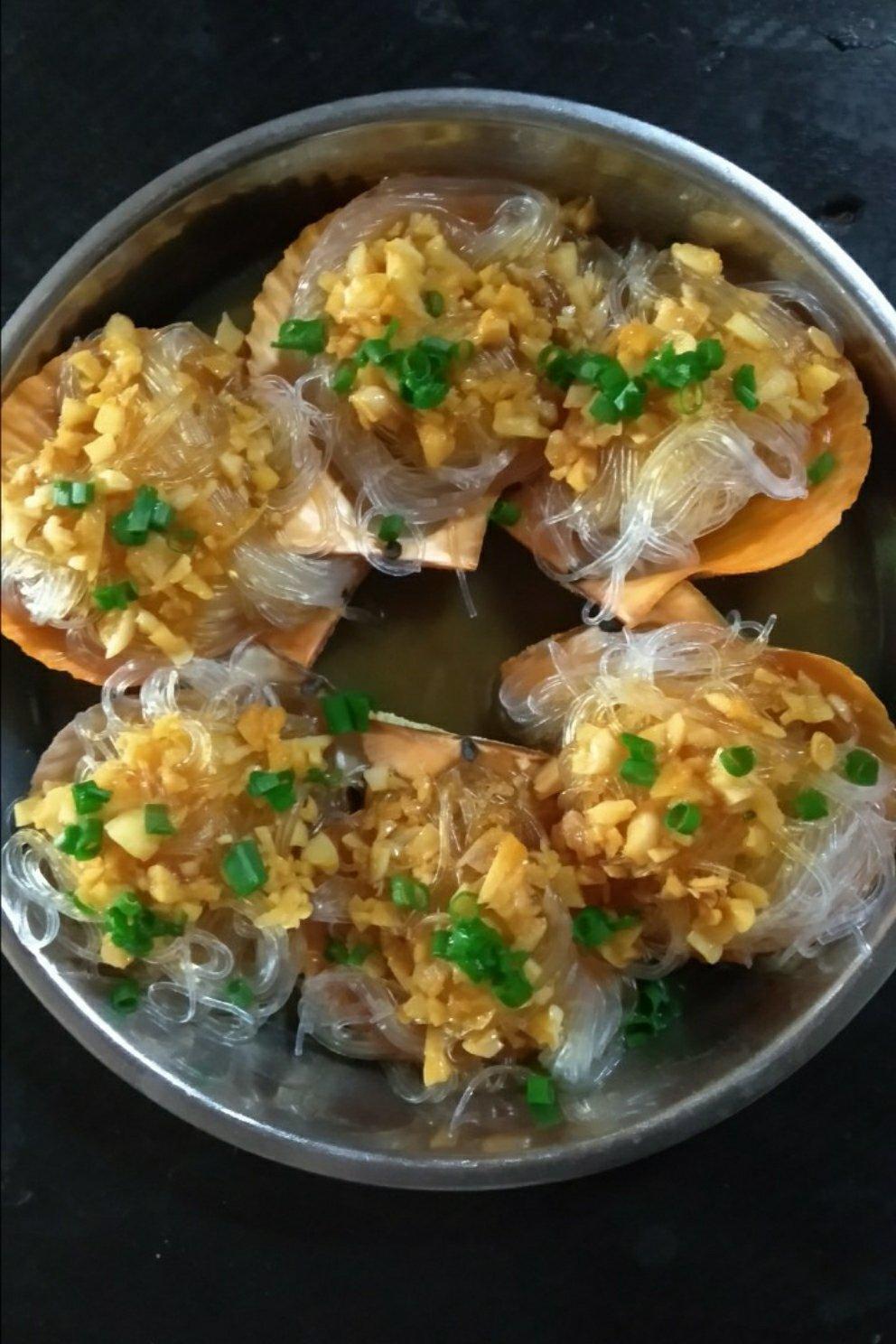 蒜蓉粉丝蒸扇贝