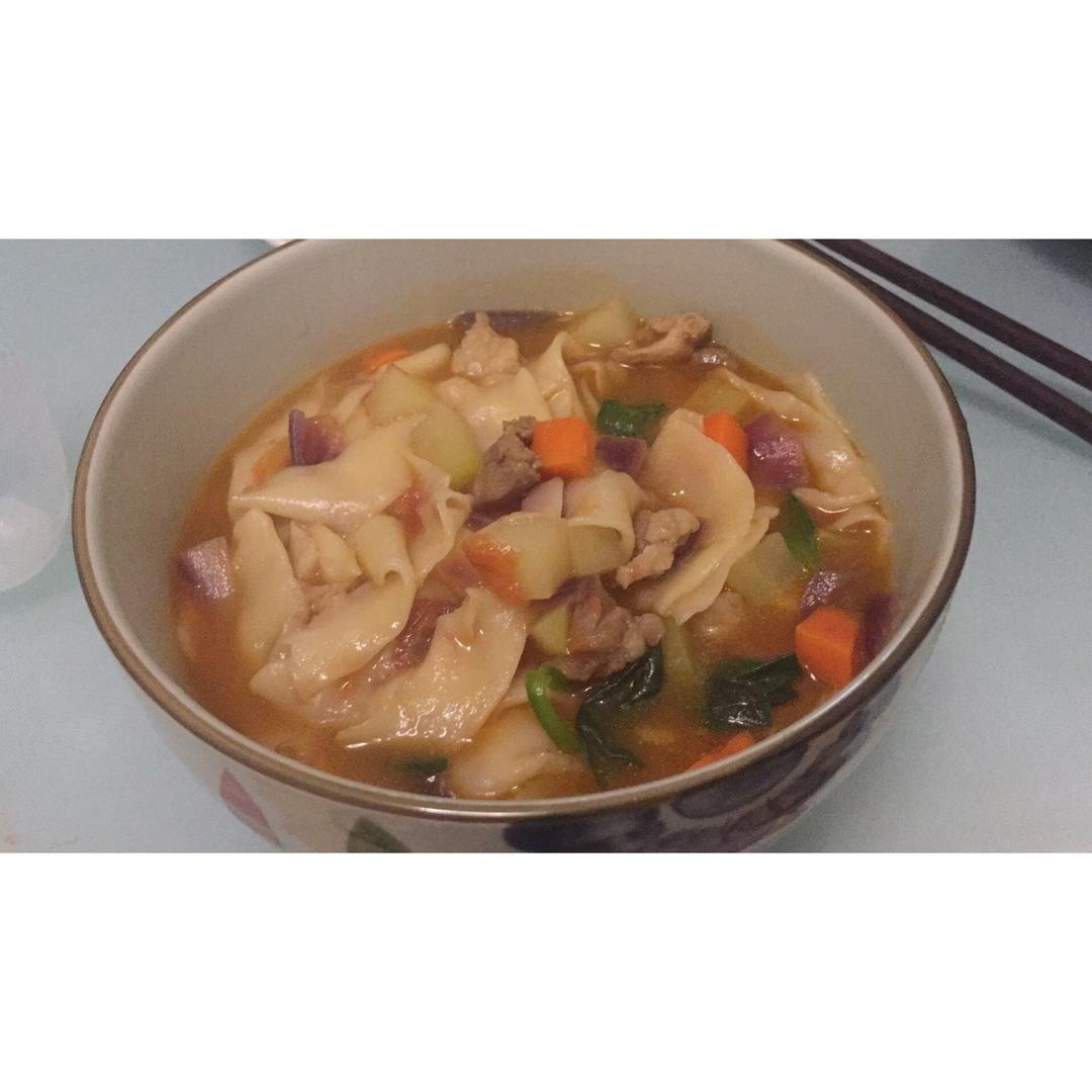 新疆汤饭（揪片子）附揪面片图解