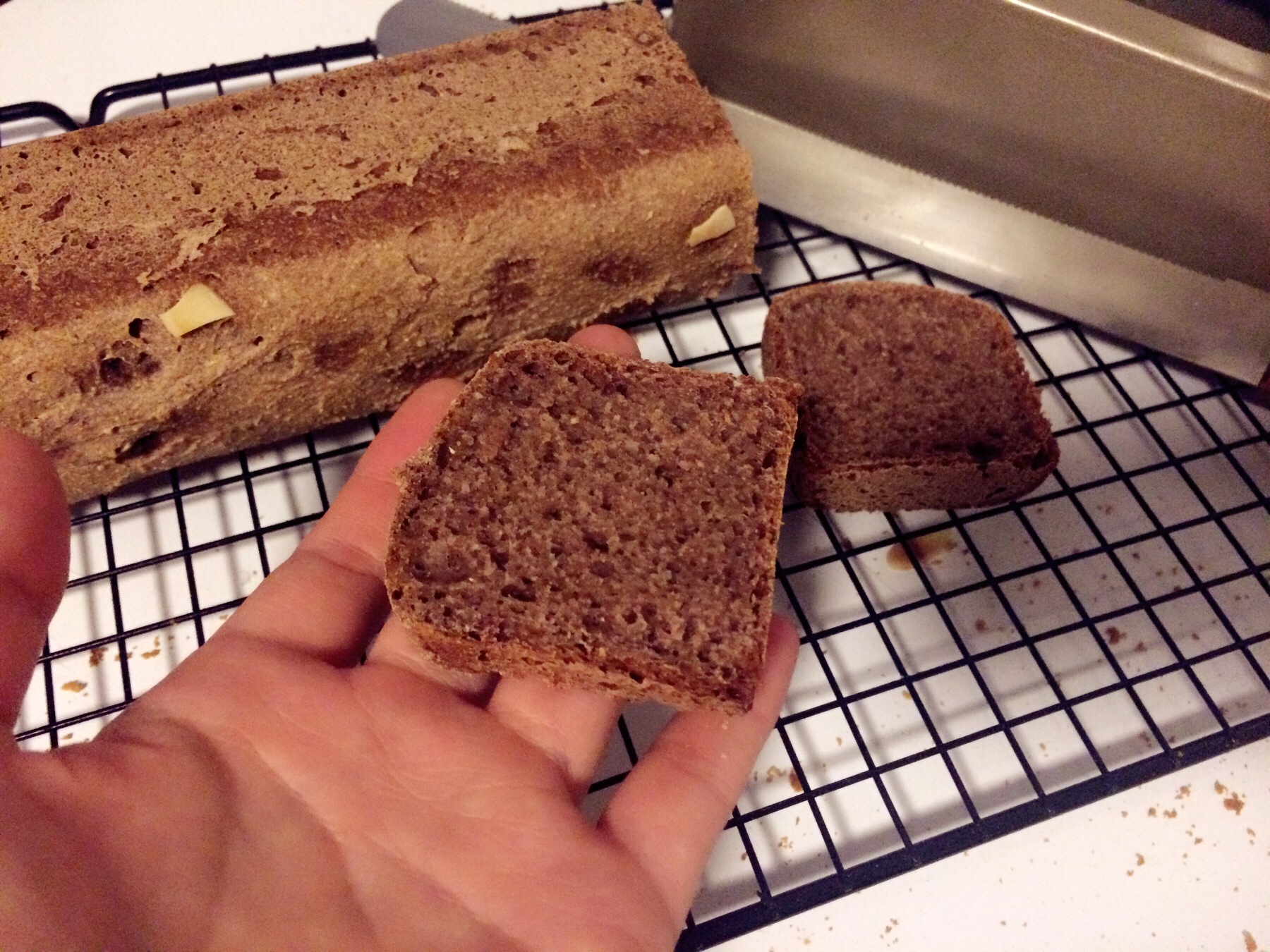 100%全黑麦面包（快捷简单的优质主食）的做法 步骤6